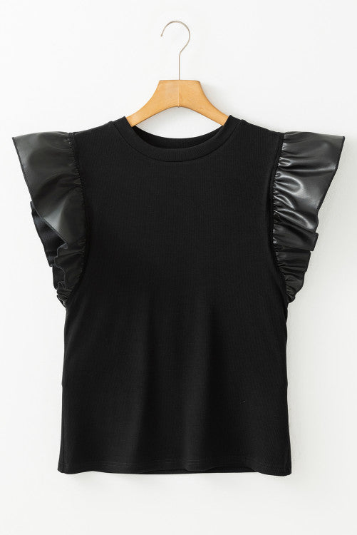 Black PU Tank