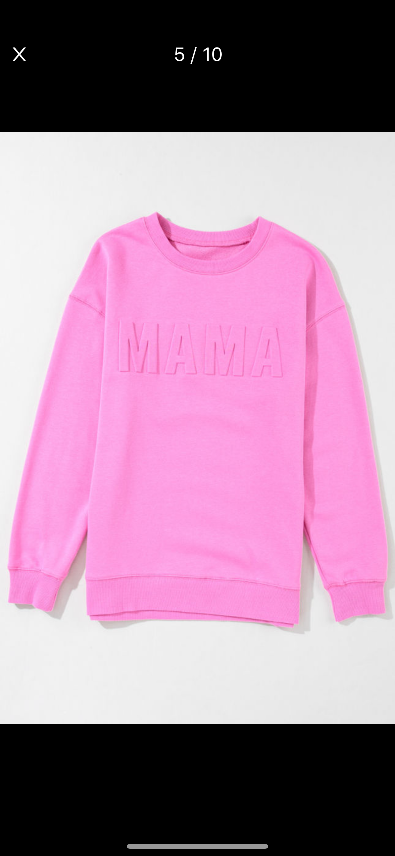 (Copy) MAMA Puff Print Sweatshirt