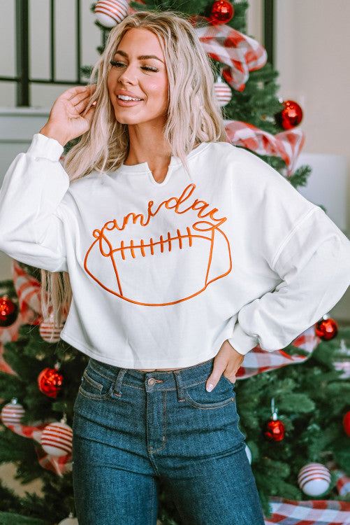 Sweatshirt Crop Gameday