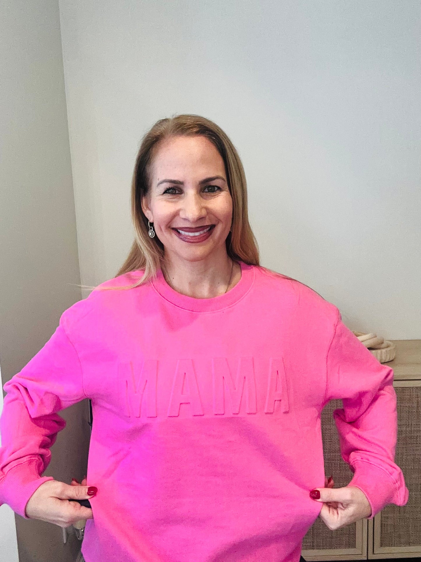 (Copy) MAMA Puff Print Sweatshirt