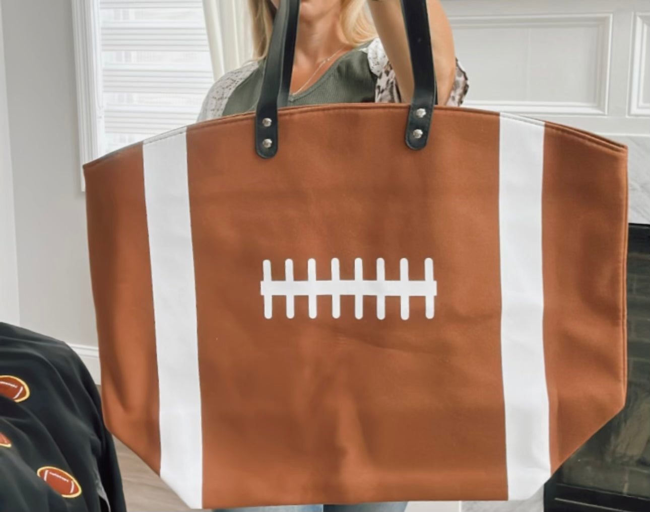 Football tote bag