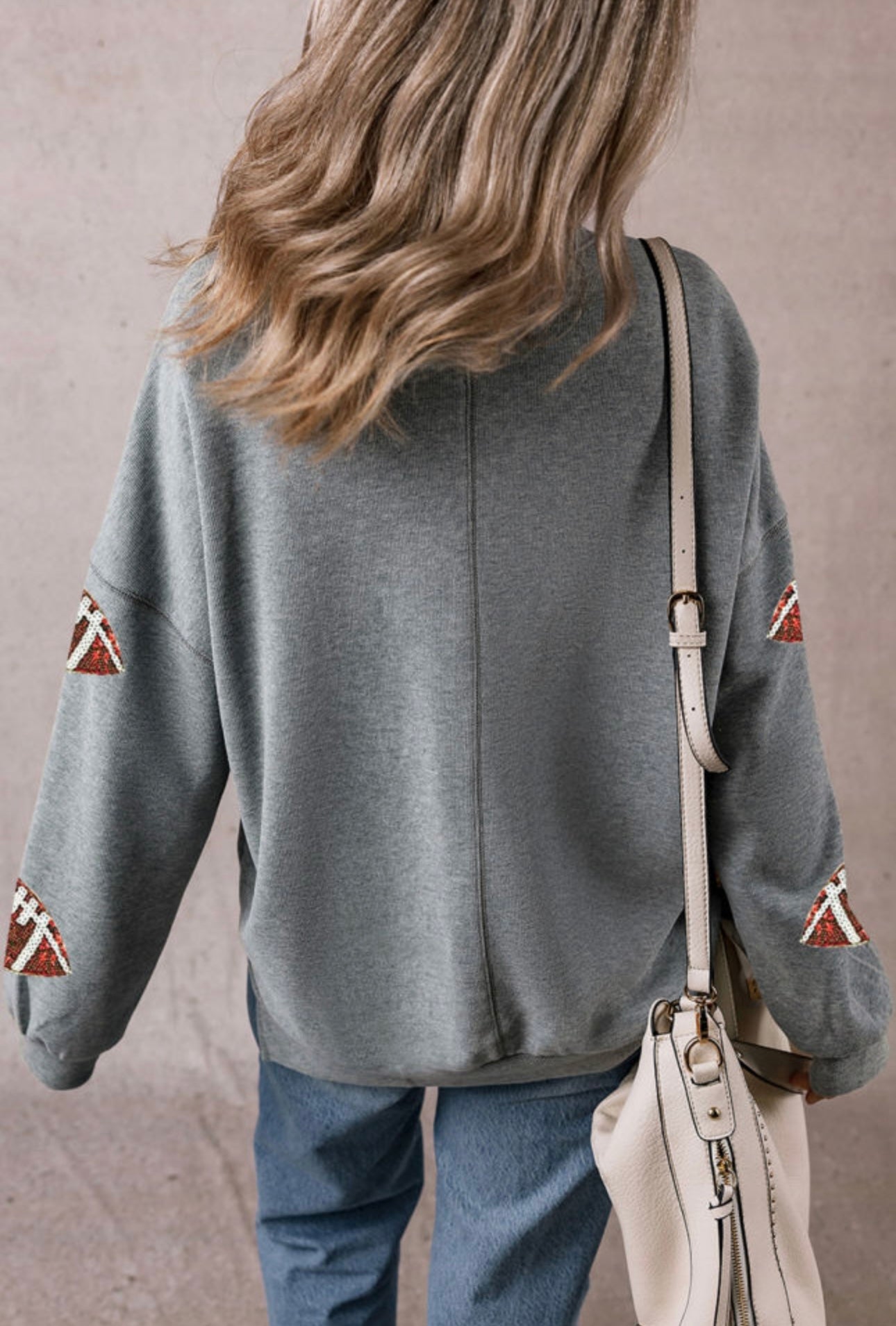 Grey Football Sweatshirts