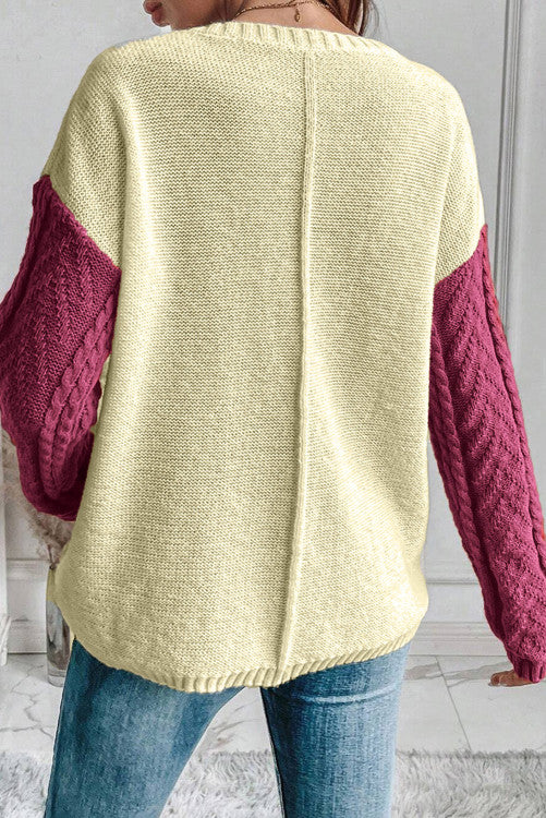 Pocketed Knit Sweater