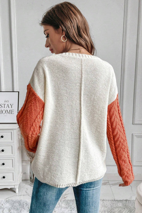 Pocketed Knit Sweater