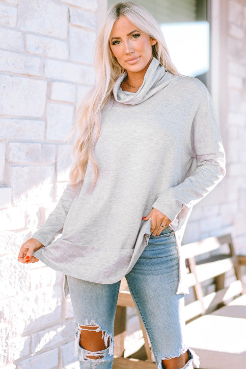 Cowl Neck Tunic Top