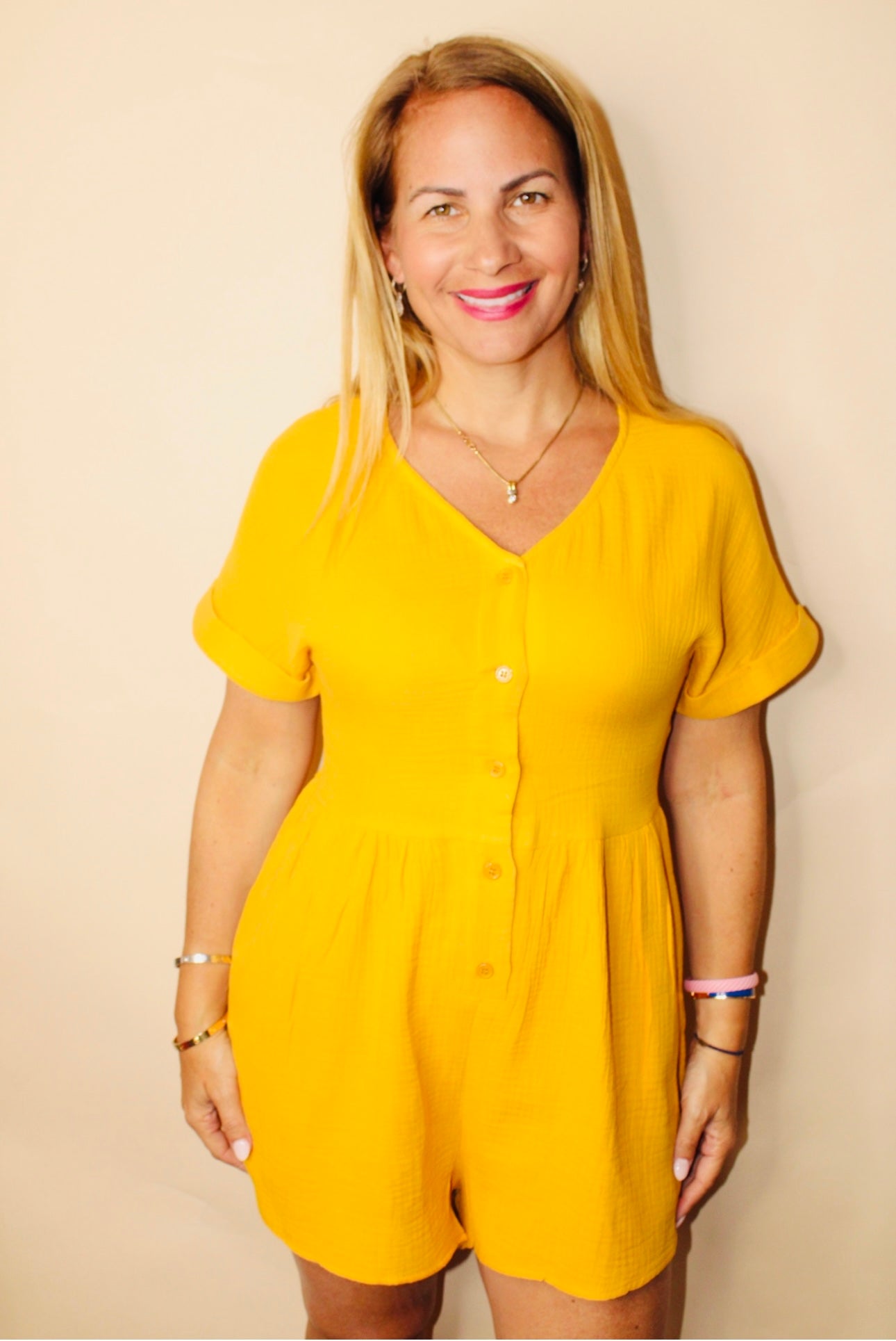 Mustard Romper