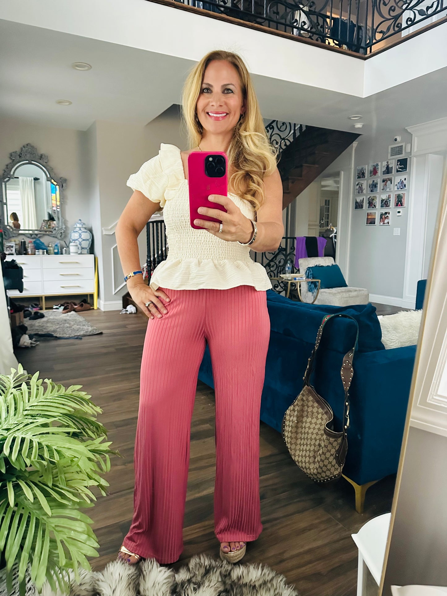 Ripped Wide Leg Pants