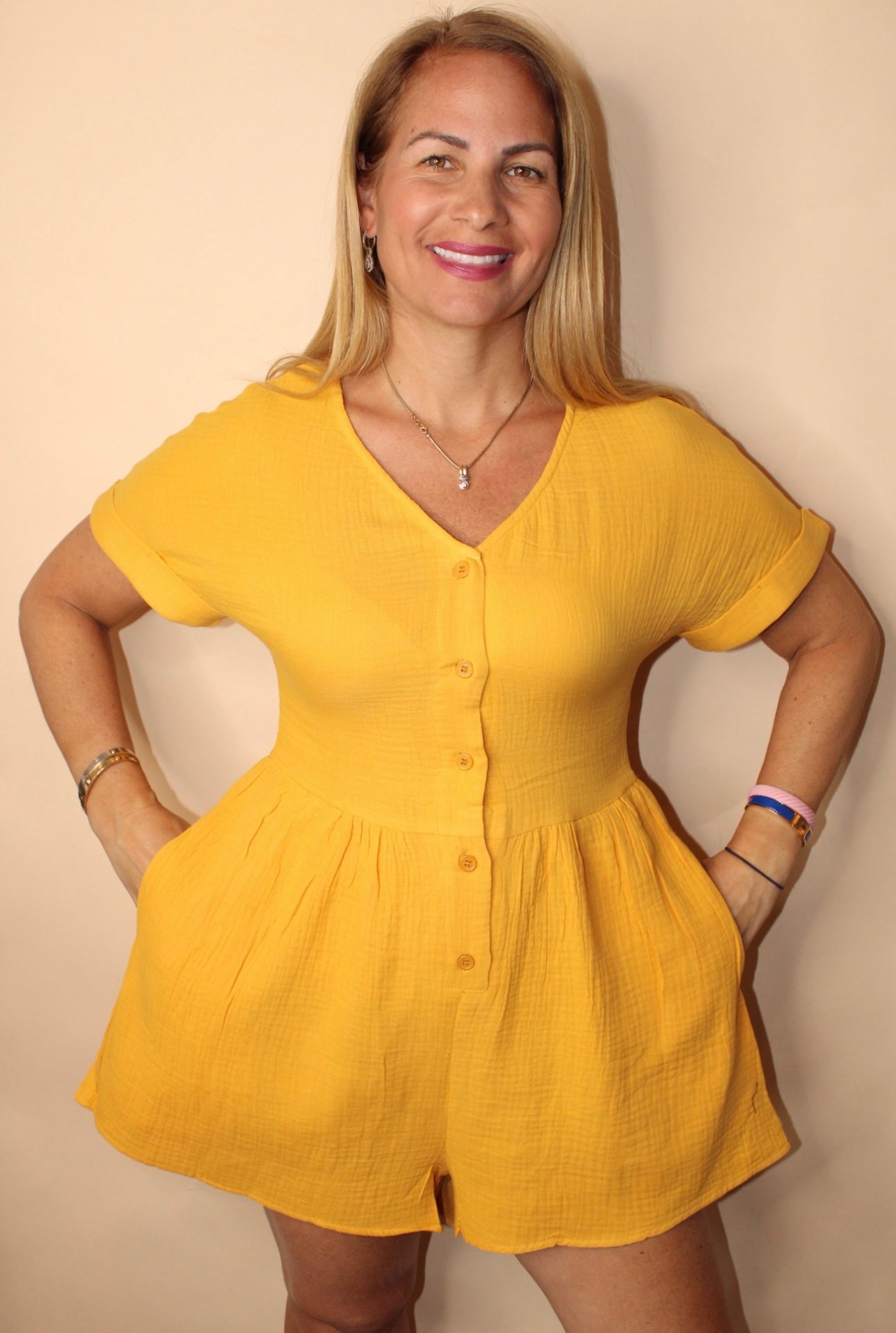 Mustard Romper