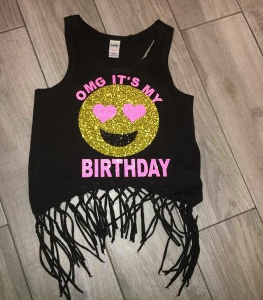 OMG IT's My Birthday Fringe Top