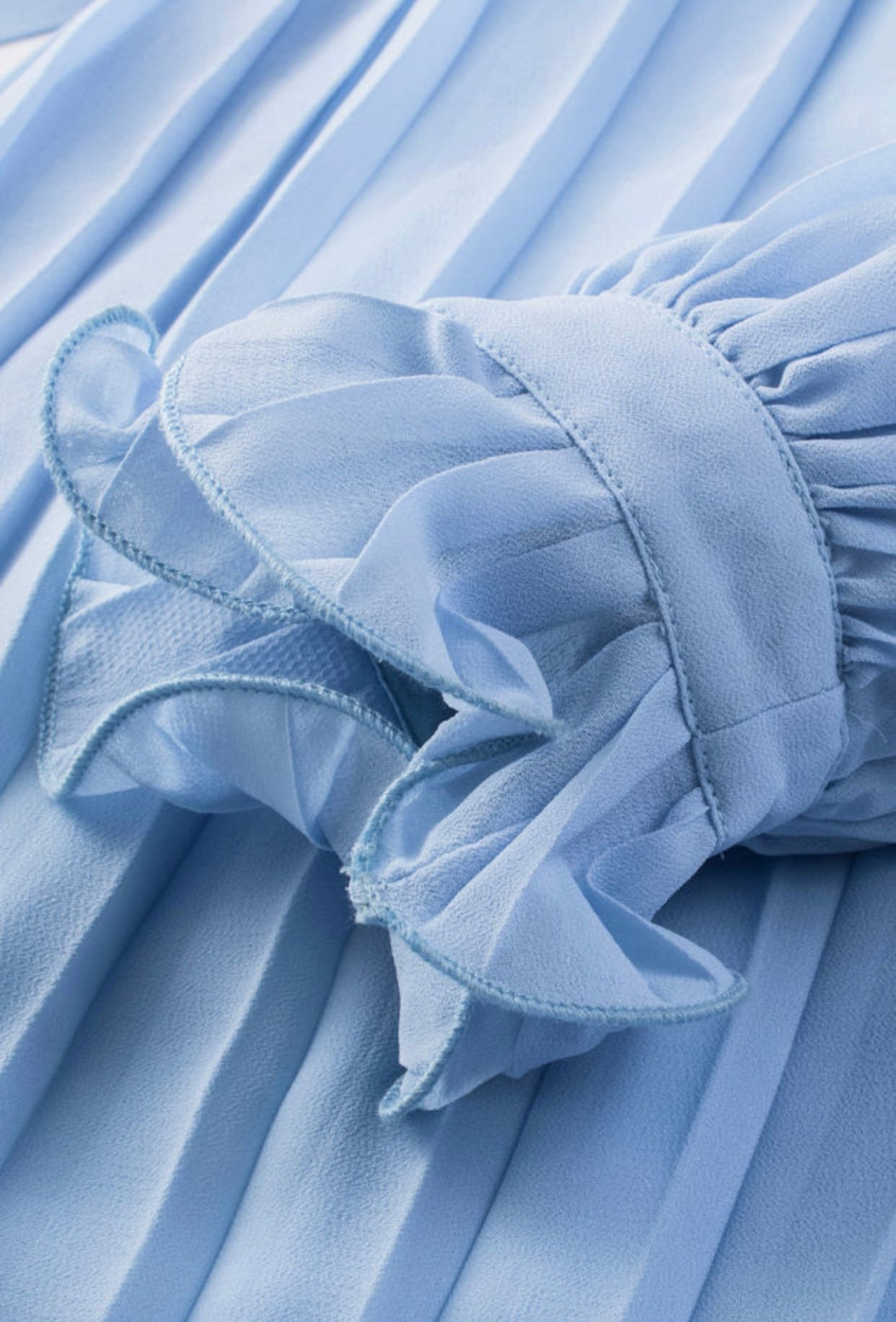 Pleated Romper (Blue or Pink)