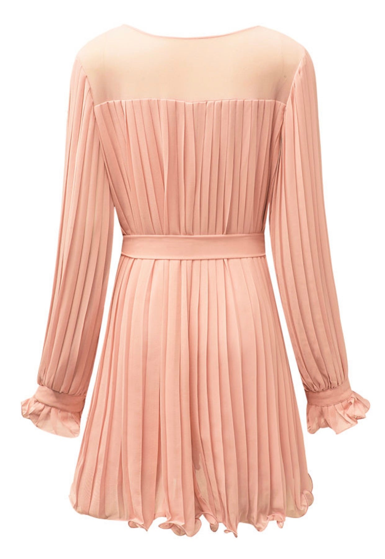 Pleated Romper (Blue or Pink)