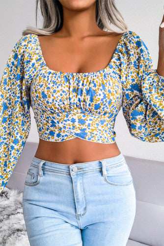 Crop Floral Top