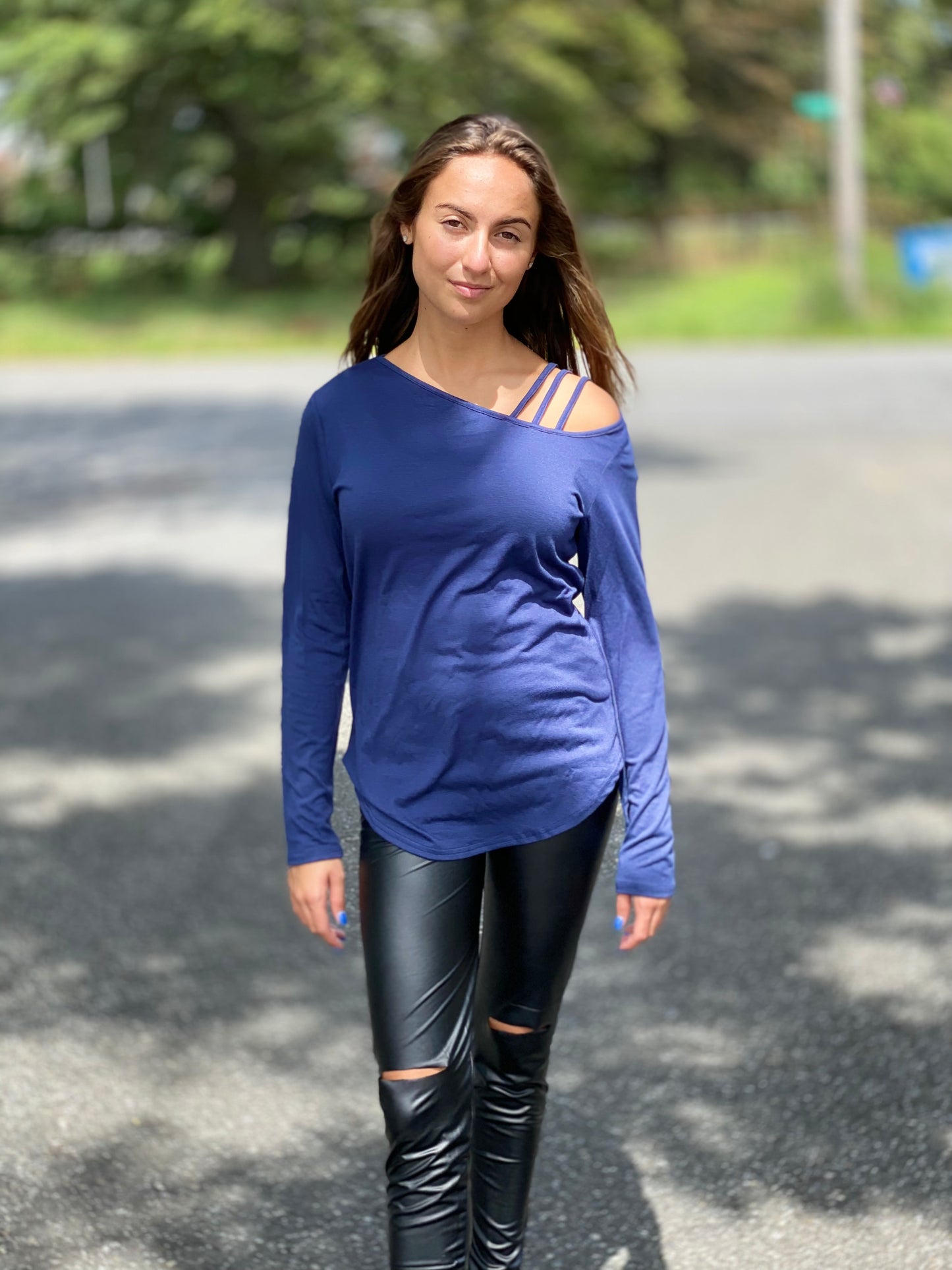 Cold shoulder tops