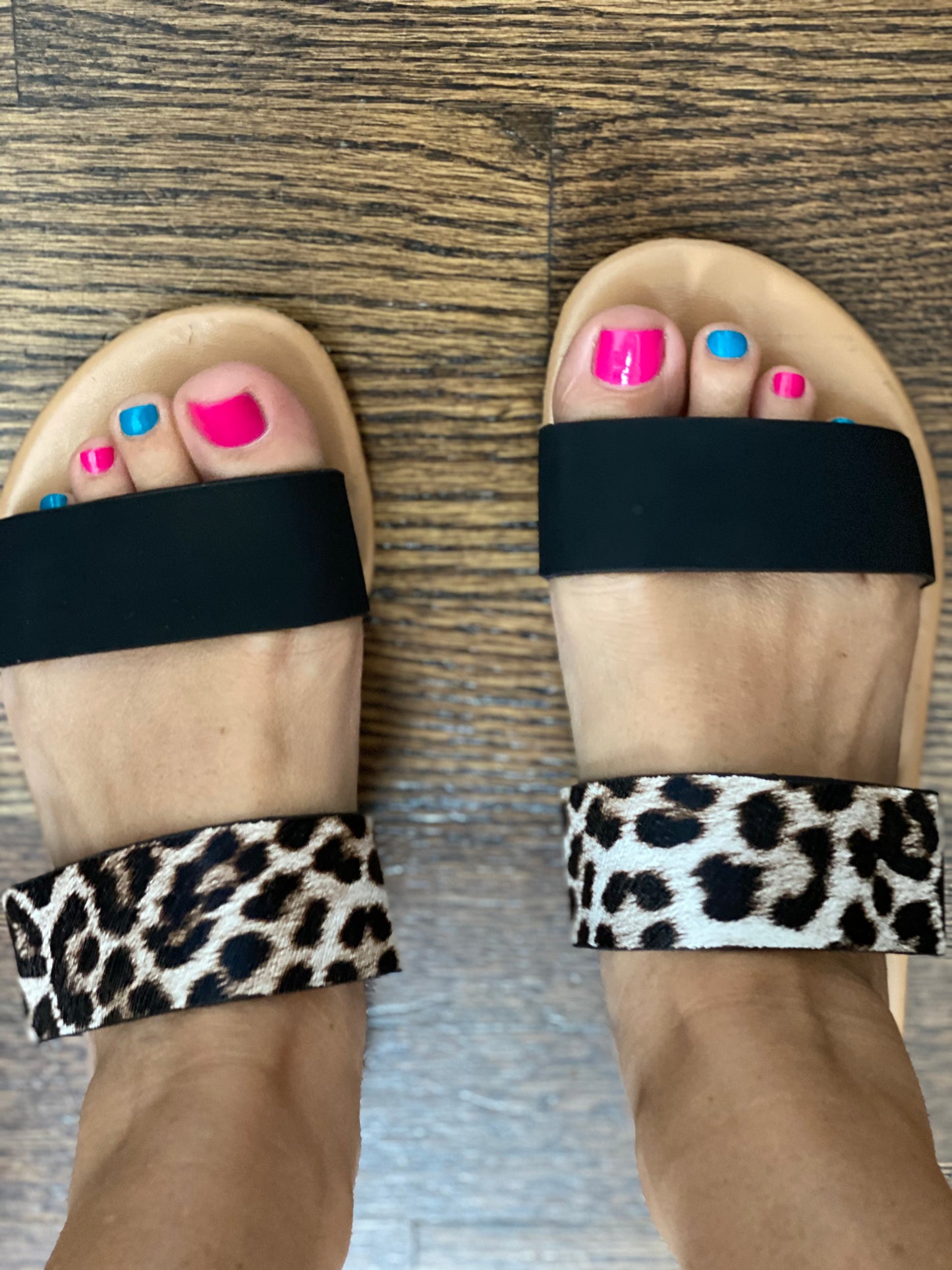 Leopard slip on clearance