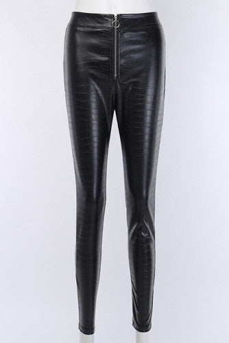 Zip up legging