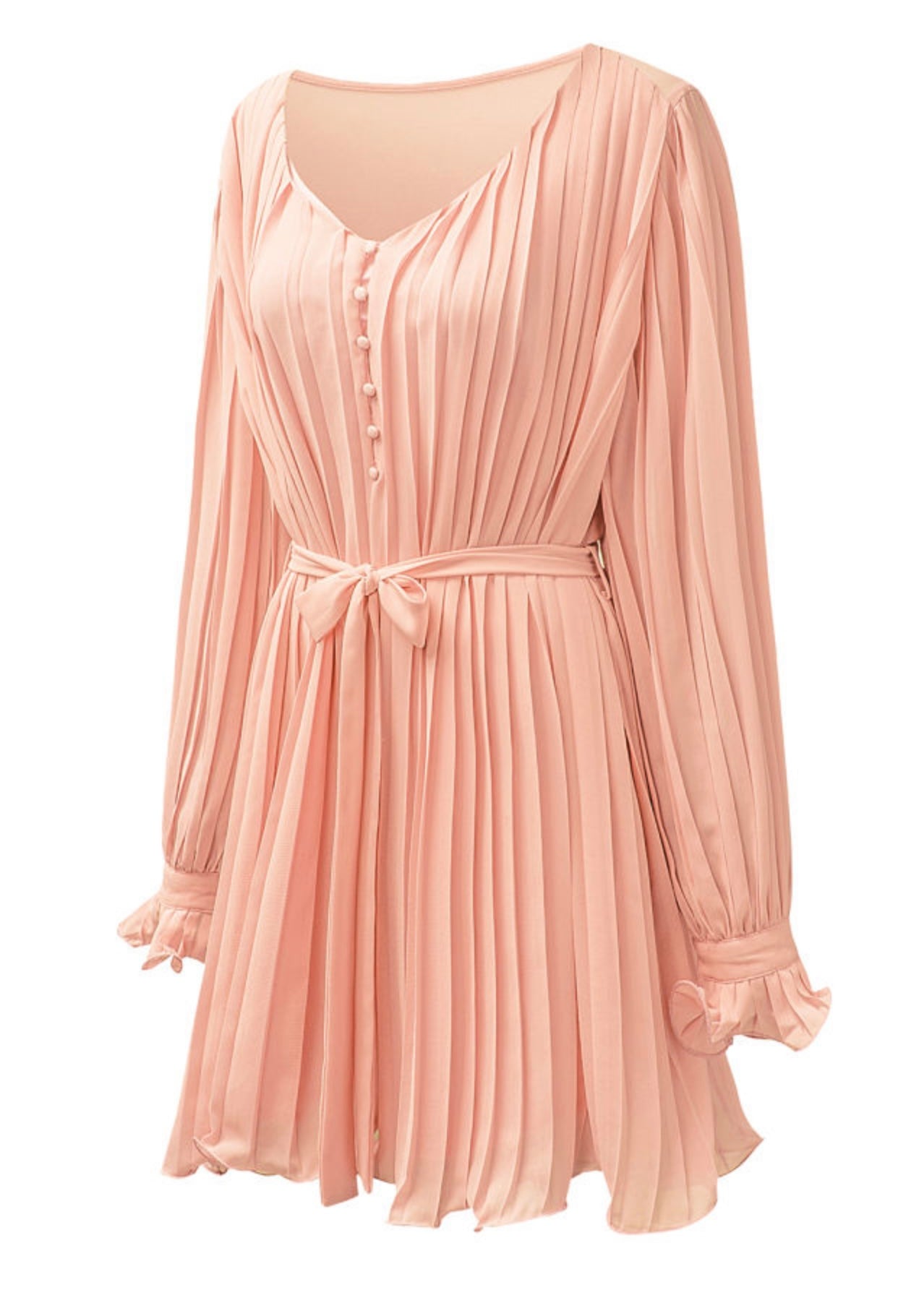 Pleated Romper (Blue or Pink)