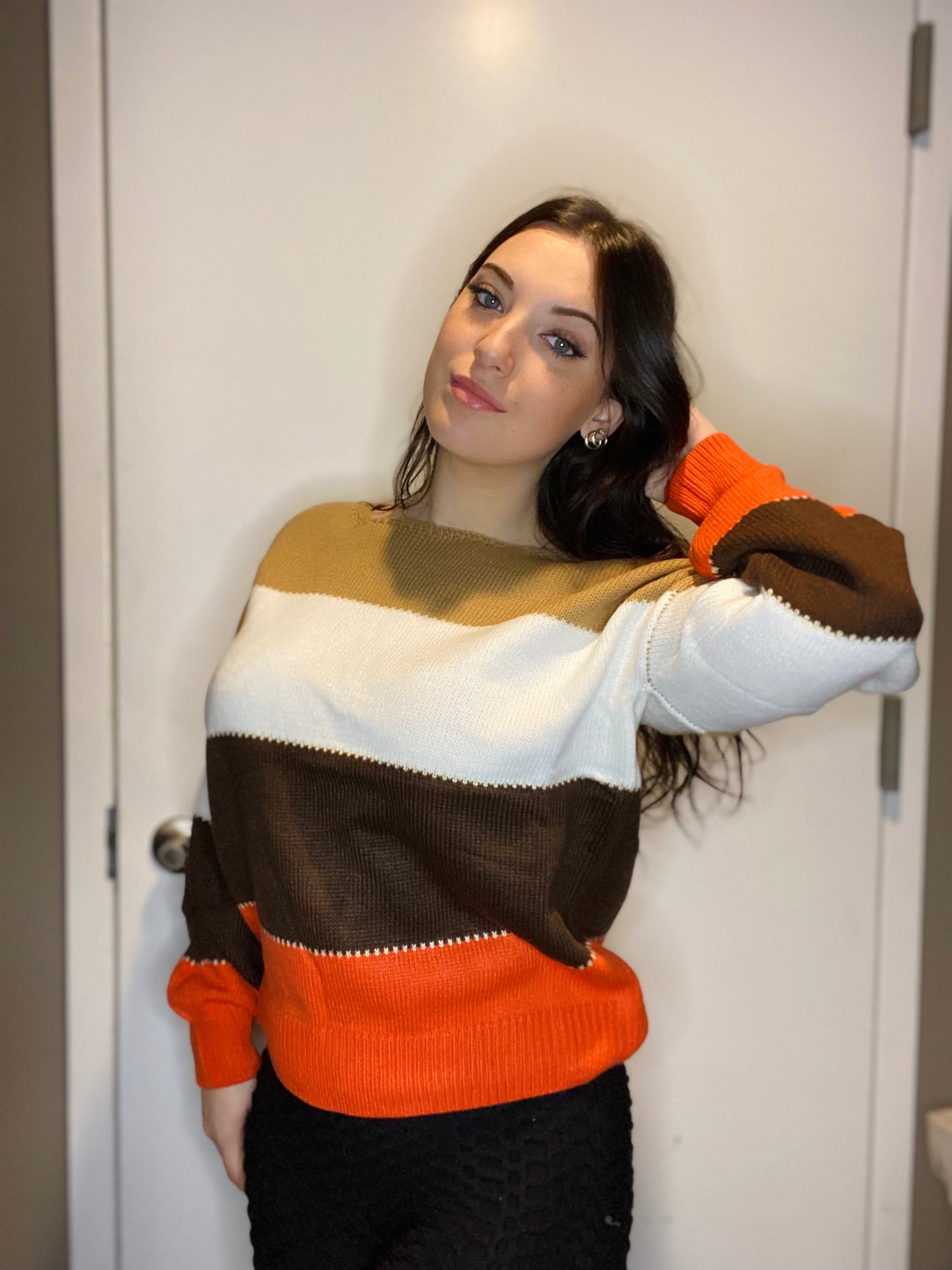 Color Block sweater
