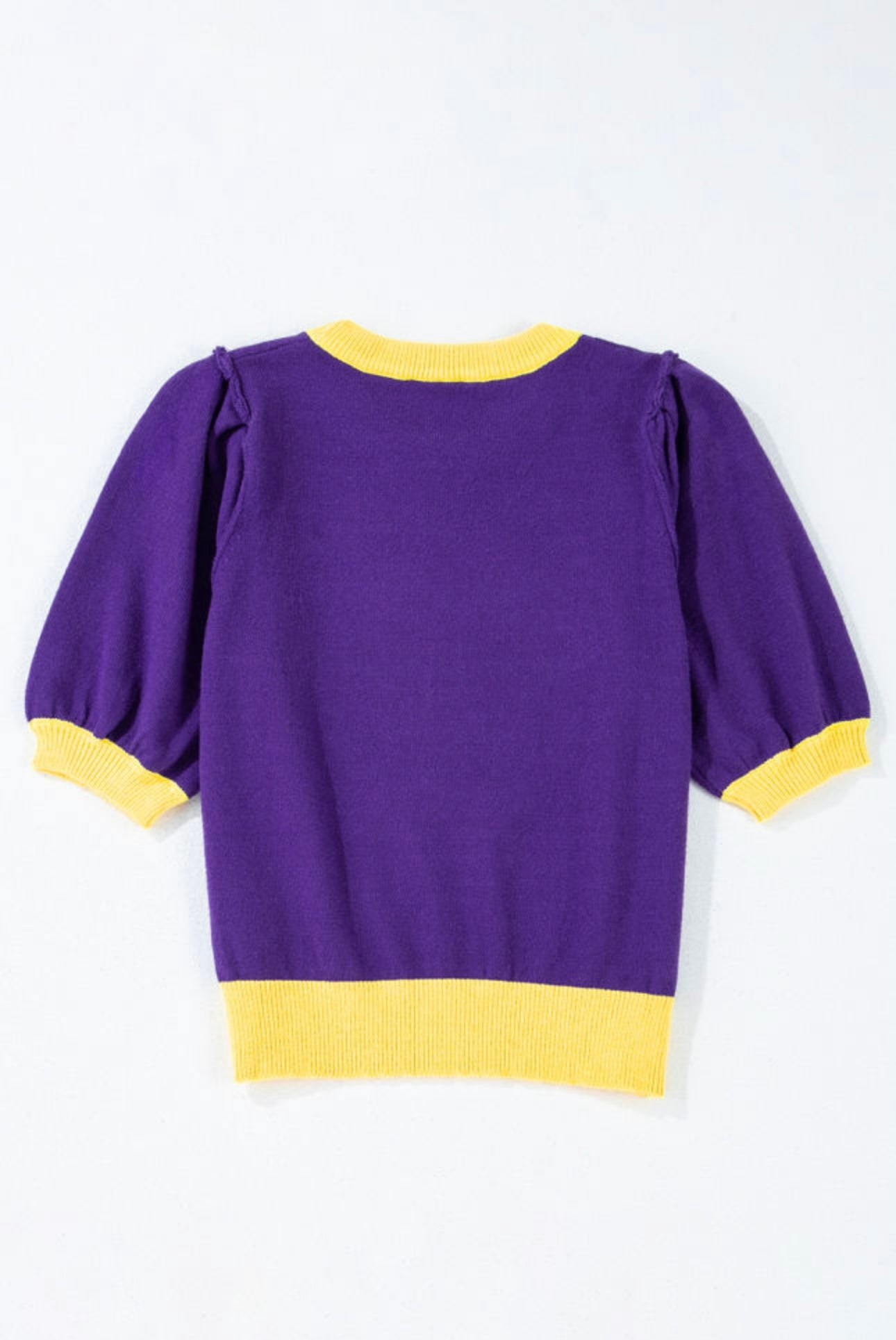 Purple Football Sweater