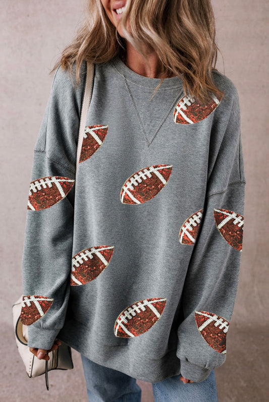 Grey Football Sweatshirts