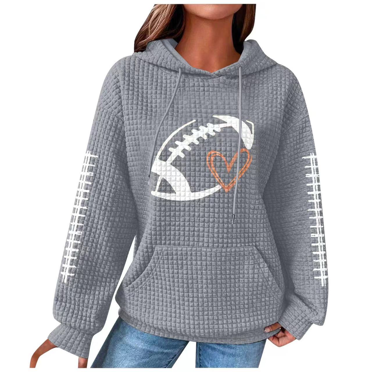 Waffle Footbal Hoodie