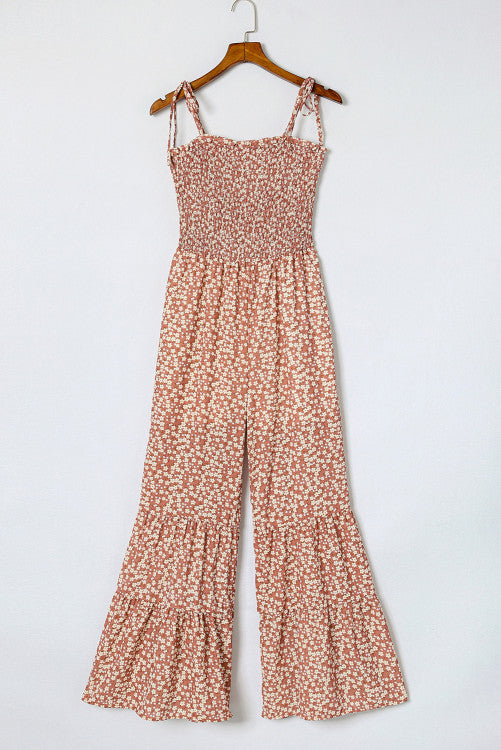 Wide Leg Floral Jumpsuit