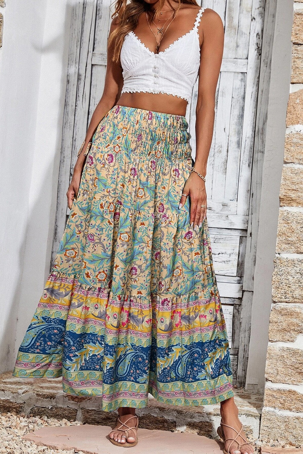 Boho Maxi Skirt