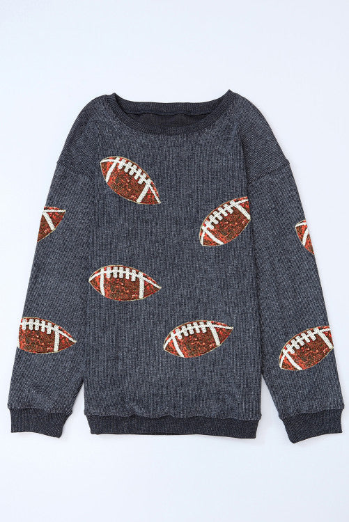 Sequin Sweatshirt Football