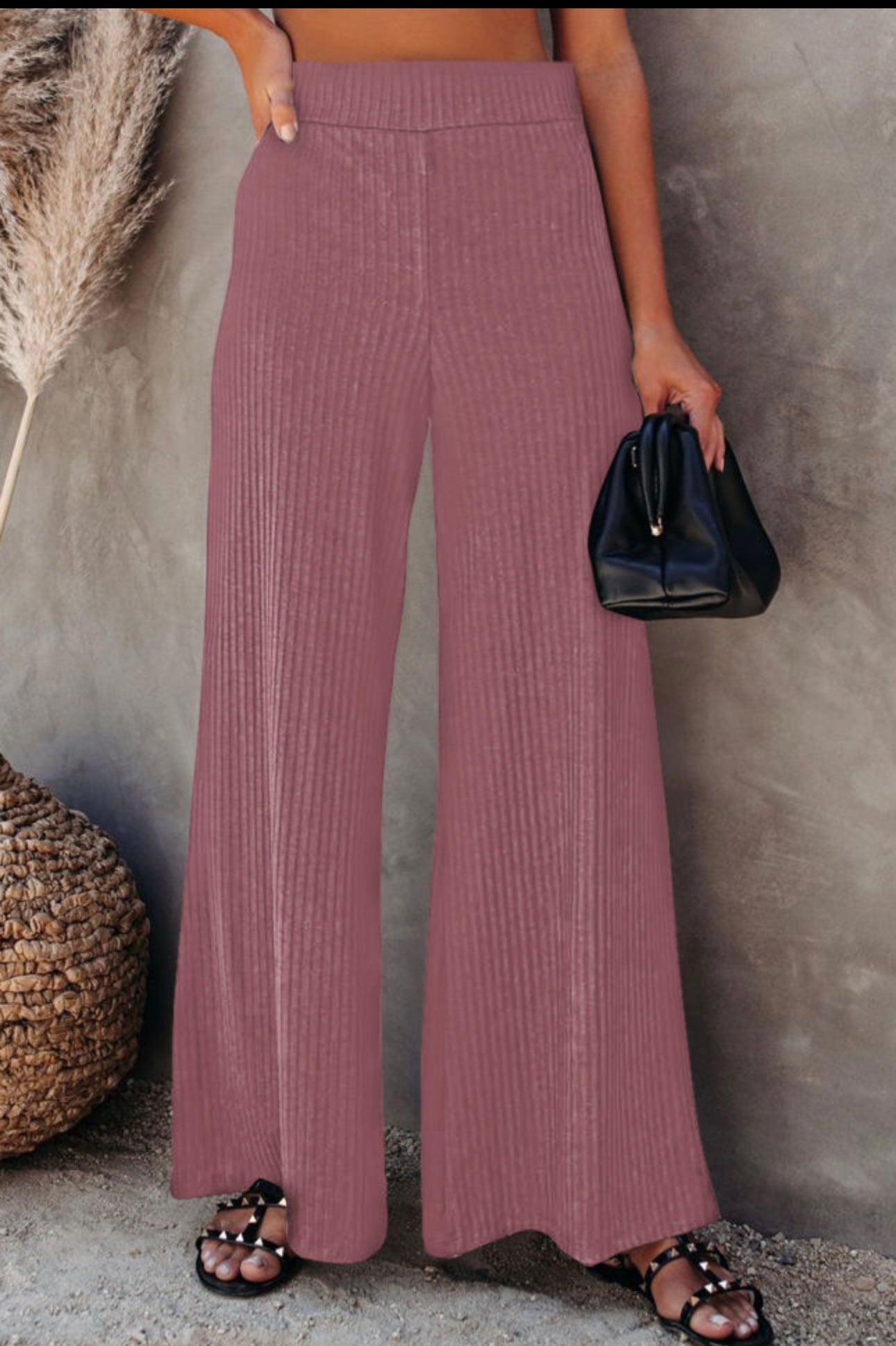 Ripped Wide Leg Pants