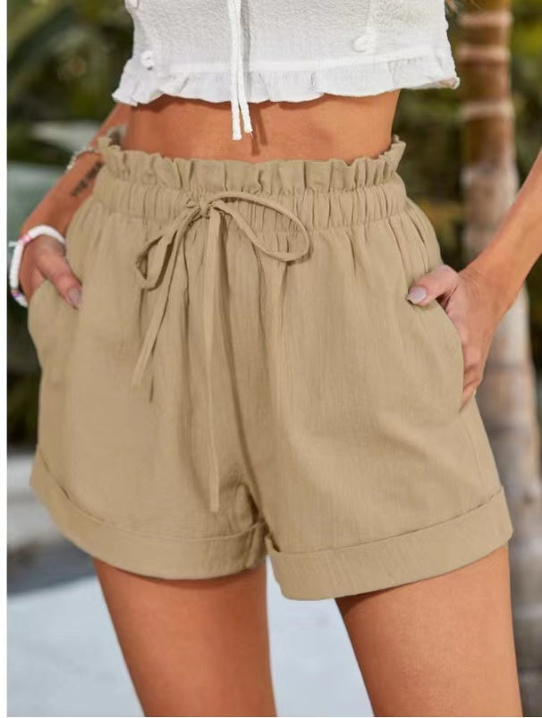 Drawstring Casual shorts