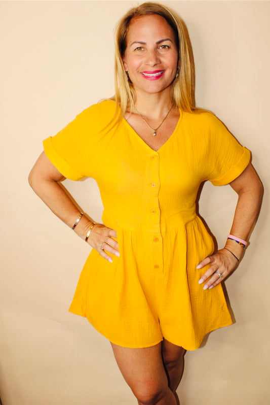 Mustard Romper