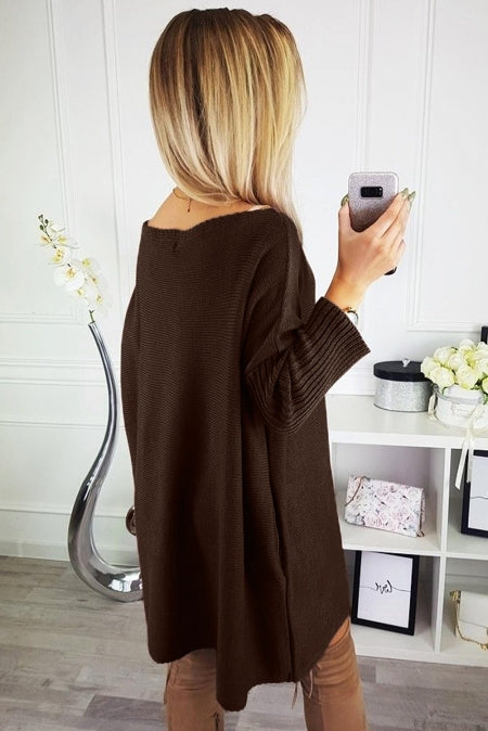 Oversized Sleeve Sweater Dress