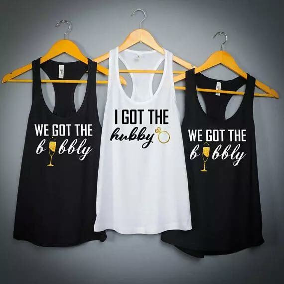 Bridal party / bride tank