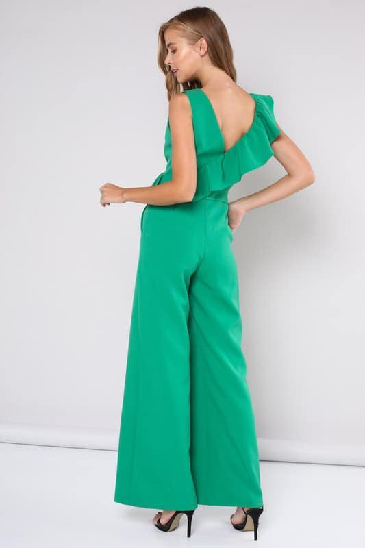 Ruffled Jumpsuit - 2 Colors
