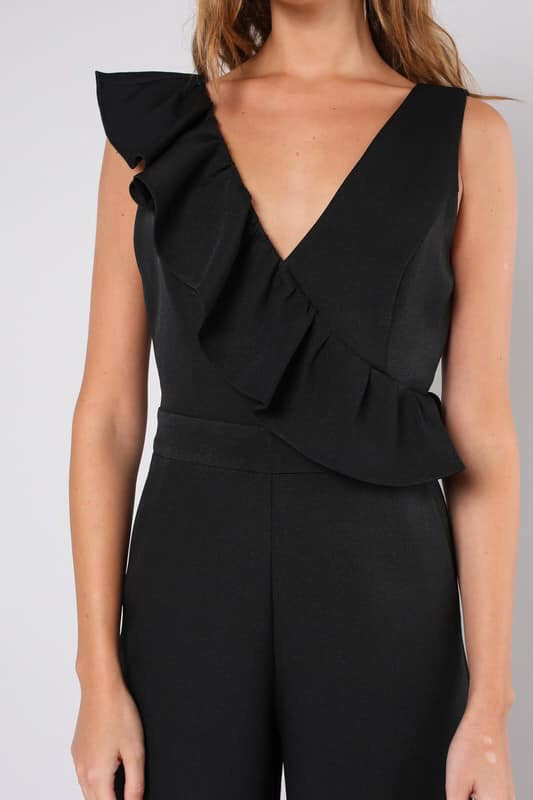 Ruffled Jumpsuit - 2 Colors