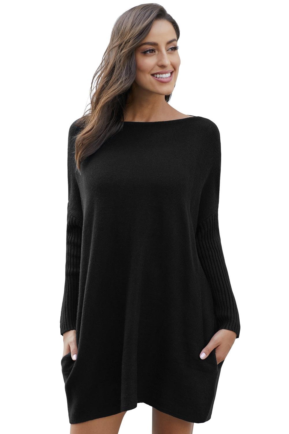 Oversized Sleeve Sweater Dress