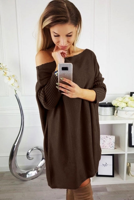 Oversized Sleeve Sweater Dress