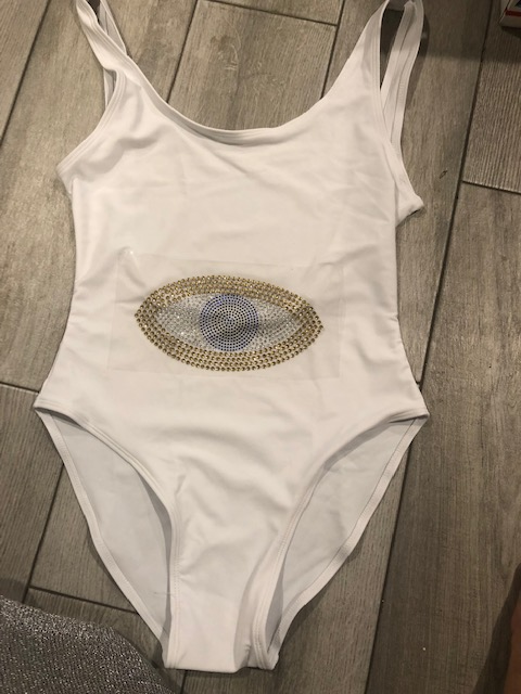 Women’s evil eye swim