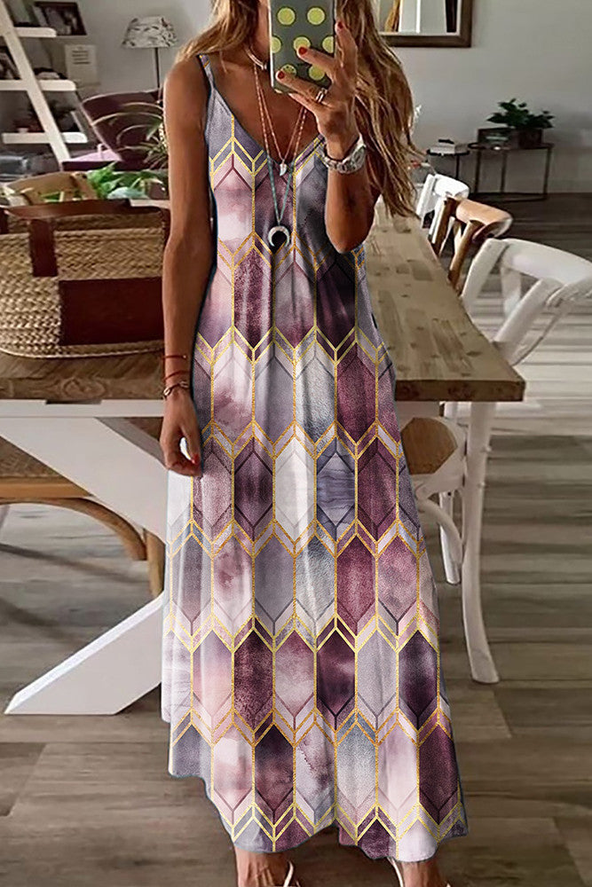 Plus Arrow Maxi Dress