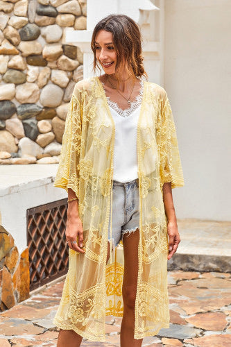 Lace kimono Two Colors