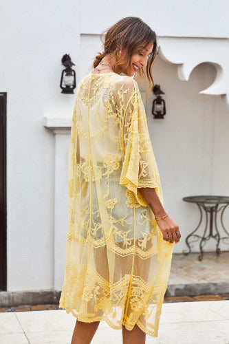 Lace kimono Two Colors