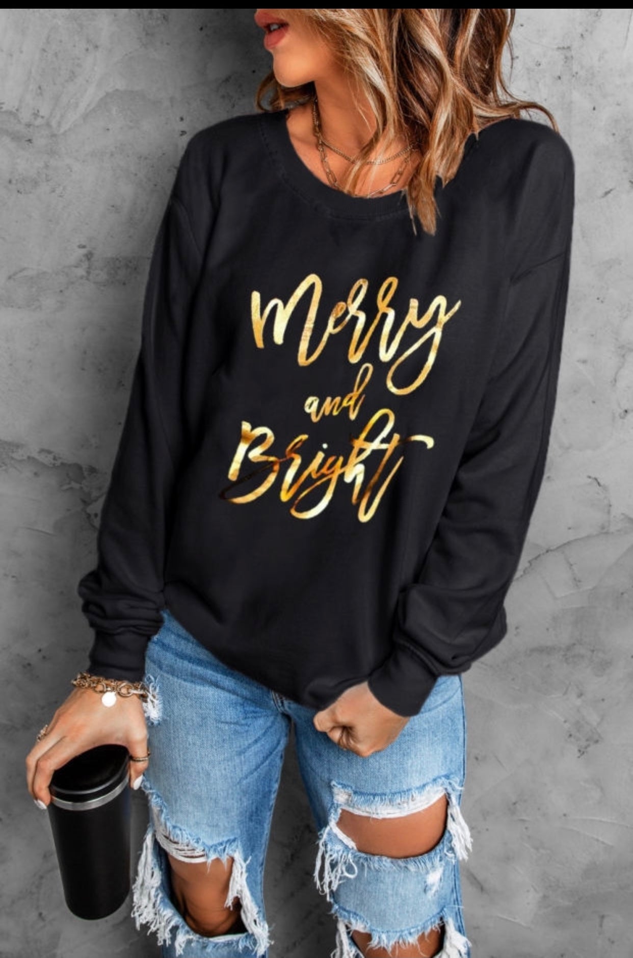 Merry And Bright Sweatshirt