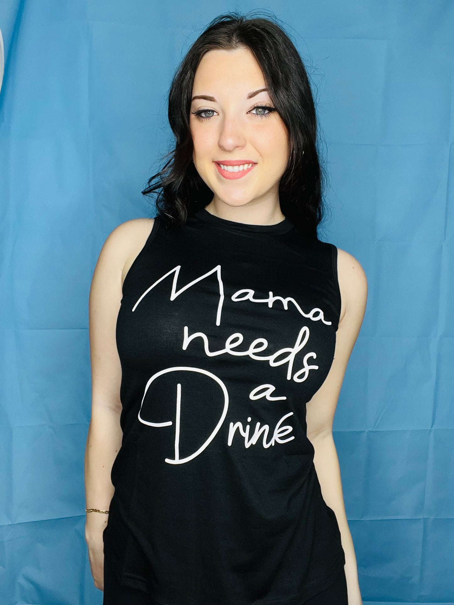 “Mama Needs A Drink” Tank Top