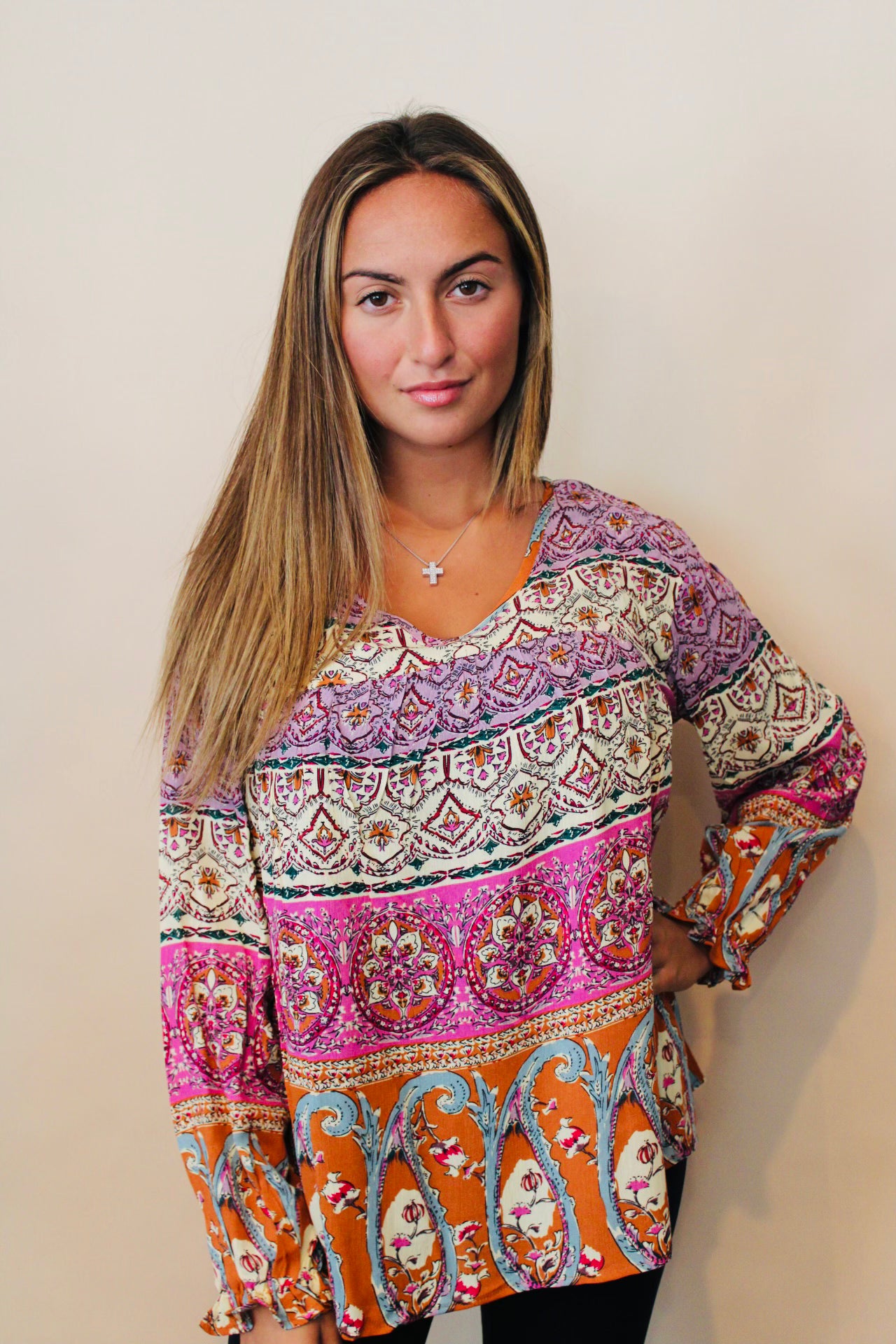 Multicolor Printed Blouse