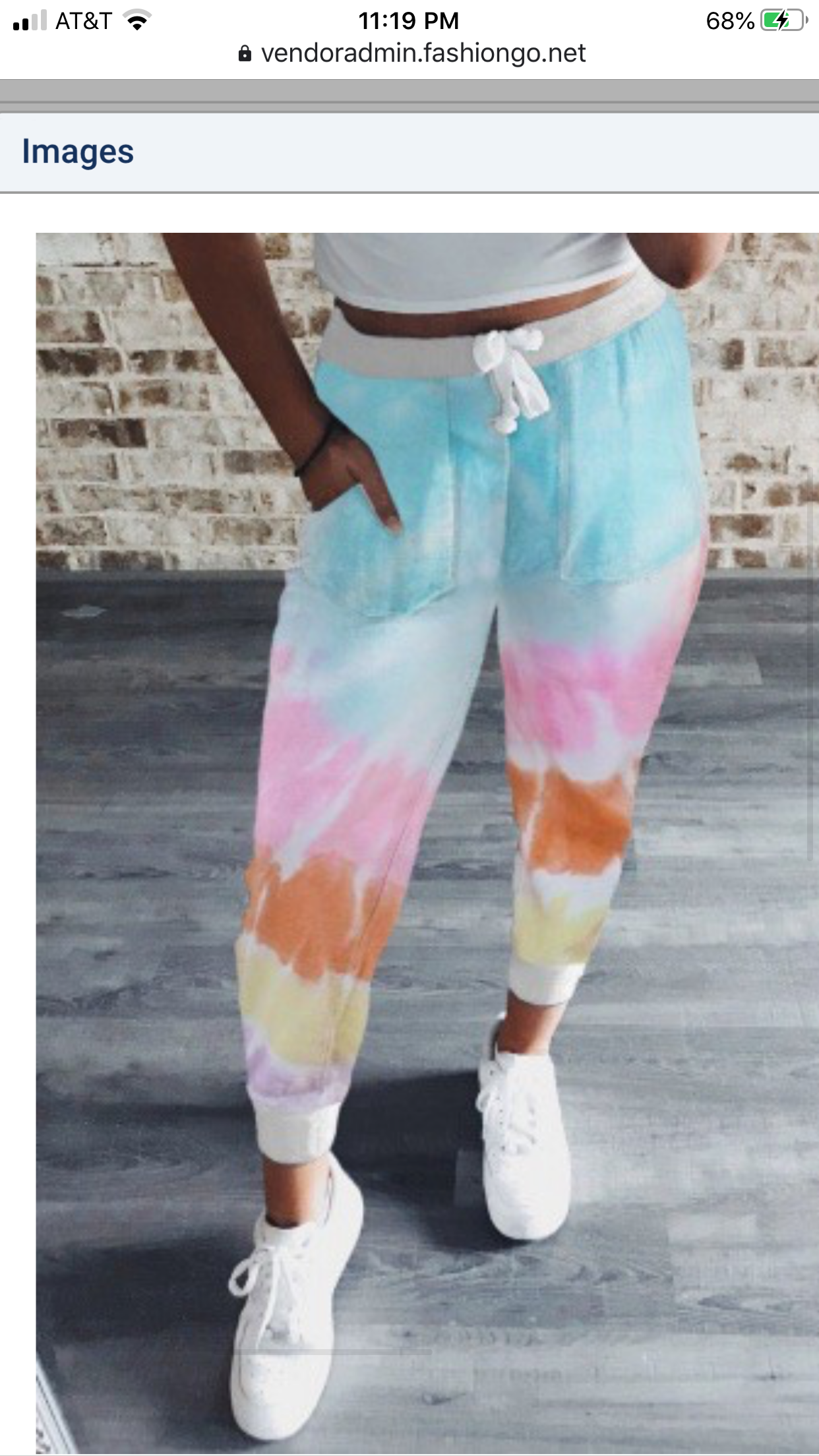 Tye dye jogger 3 colors