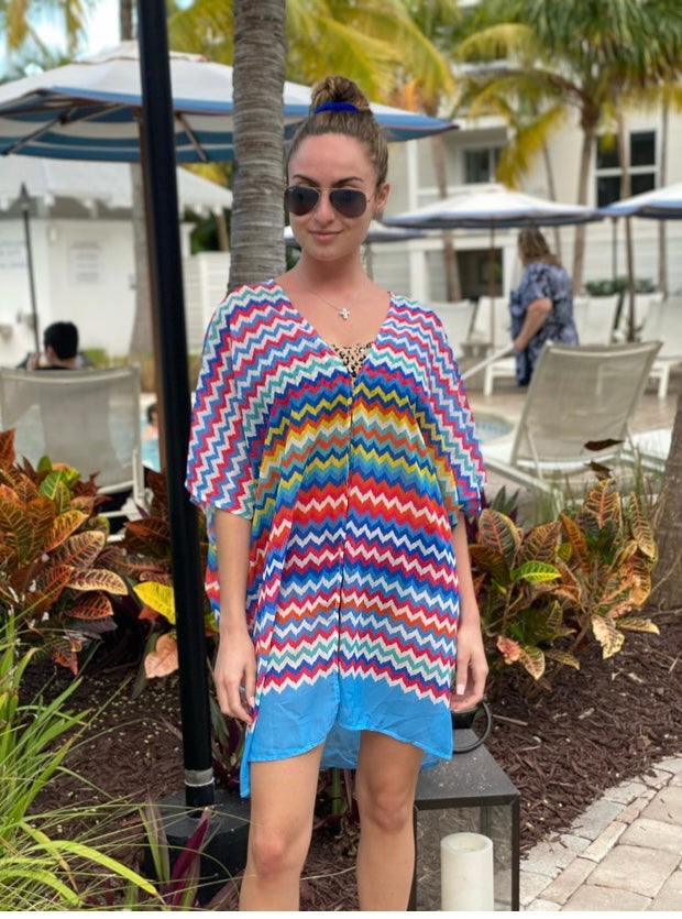 Colorful Swim Coverup