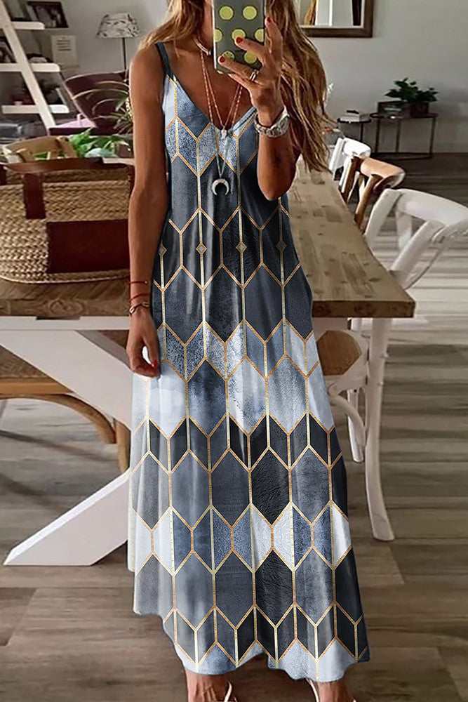 Plus Arrow Maxi Dress