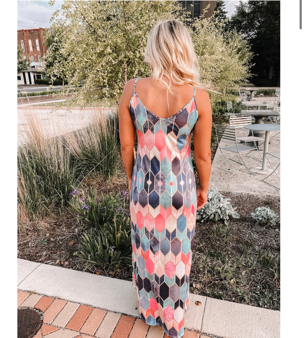 Plus Arrow Maxi Dress