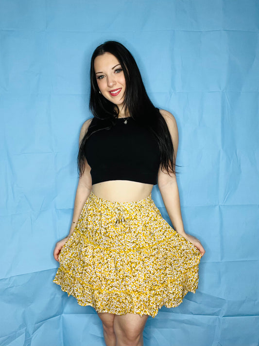 Yellow Flowered Shirt