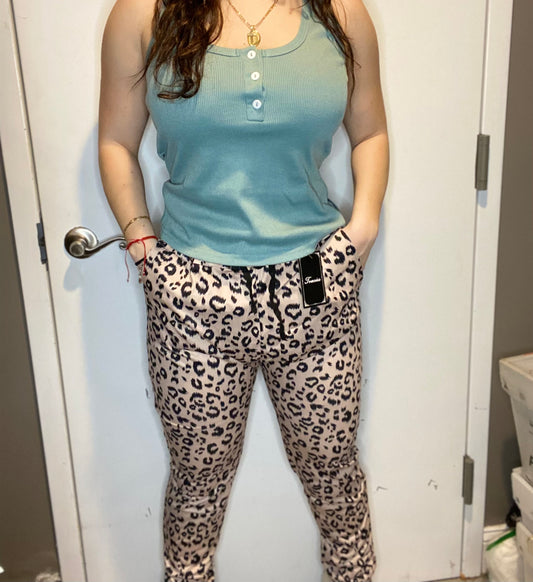 Leopard Joggers