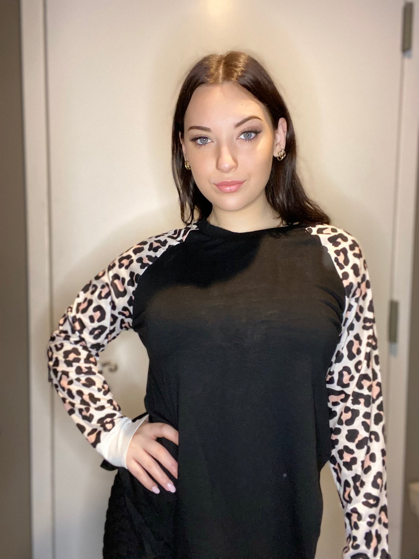 Black Leopard Long Sleeve